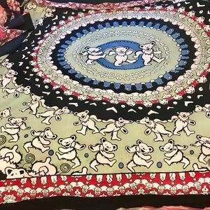 Gratefui Dead Bedding Grateful Dead Single Cotton Bedspread